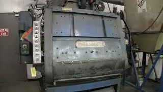 Wheelabrator Batch Type Rubber Belt Tumble Blast Machine