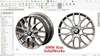 Учебное пособие по SolidWorks для начинающих: моделирование дисков BMW.