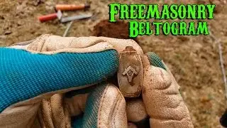 Metal detecting Quebec 12 - Secret Society relic found