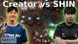 INSANE Basetrade! - Creator vs Shin - Bo3 - (StarCraft 2)