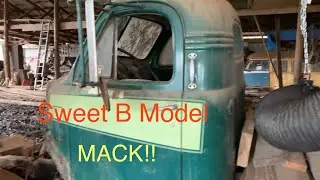 Back at The Farm Clean-up B Model Mack Big Red 9670  cage out maxi brakes