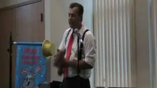Gordon Russ the Magician and Rocky the Raccoon