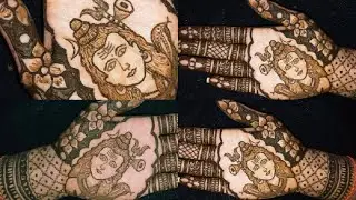 Sawan special mehndi design ☘️🌼☘️-Mahadev mehndi -bholenath photo  mehndi design //Artswithnidhu