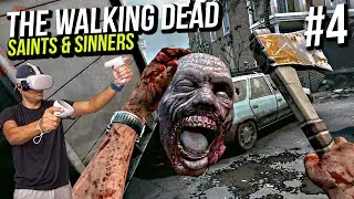 RESGATANDO um SOBREVIVENTE, FOI TENSO !! | THE WALKING DEAD: Saints & Sinners #04 Gameplay VR PT-BR