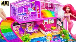 Make 2-Storey Mermaid House with Aquarium and Water Slide for Pet ❤️ DIY Miniature House
