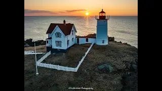 Nubble Lighthouse 4K Drone Video 2023   #morninghasbroken  #drone #dronevideo #nubble #lighthouse
