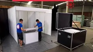 Folding Consultation Desk for Trade Show Booth, Xinmiao Reception Desk Supplier