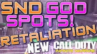 BEST COMPETITIVE SPOTS on RETALIATION ! (Infinite Warfare God Spots / Plant Spots) COD IW S&D Spots