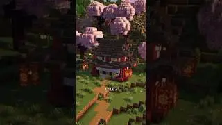 Japanese village update pt4       #minecraft #building #idea #tutorial