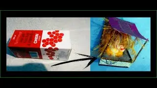 Best Out Of waste Syrup Box Craft Idea|Waste material to Beautiful Mandir....
