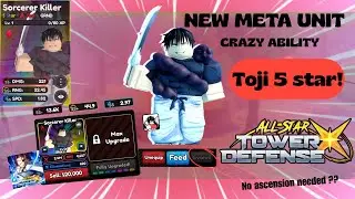 ASTD X UPDATE 4 : SHOWCASING BROKEN TOJI FUSHIGORO/ SORCERER KILLER IN ASTDX ROBLOX ! #astdx