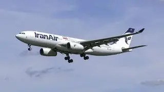 Iran Air A330-200 [EP-IJA] landing in Hamburg!