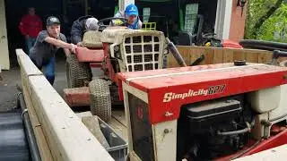 Garage find garden tractors! (Simplicity garden tractors)