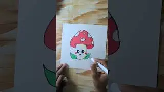 Simple & Sweet: Cute Mushroom Drawing Step-by-Step 🍄 #easydrawing #art