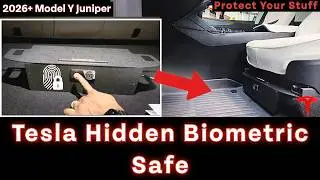 Hidden Tesla Vault! 2026+ Model Y Biometric Safe