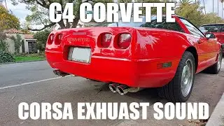 1996 C4 Corvette LT4 Corsa Catback Exhaust Sound