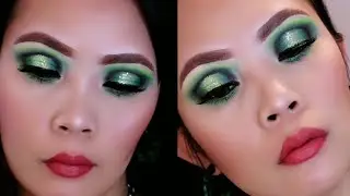 GREEN SPOTLIGHT EYESHADOW TUTORIAL | AnjelMae