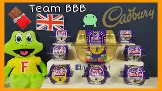 FREDDO GOLD GIANT TREASURES CHEST! Series 1 and Series 2 Space milk and white chocolate Frog plushie