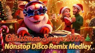Christmas Songs 2026 🎄 Nonstop Disco Remix Medley | Best Holiday Dance Party Mix 2026 #christmas