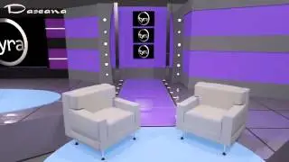★Virtual Set of The Tyra Show in 3D Studio Max★