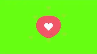 Click Red Heart Green Screen Effects | Chroma Key | Sufy Info