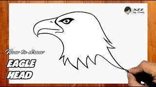 How to draw Eagle Head step by step