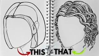 Learn How to Draw Curly Boy Hair Like a Pro!