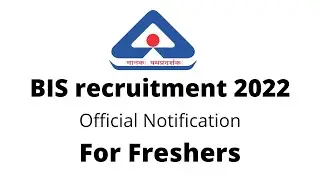 BIS recruitment 2022 II BIS job II BIS exam pattern II BIS syllabus 2022