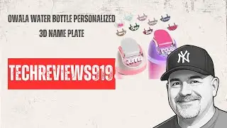 Owala Water Bottle Personalized 3D Name Plate
