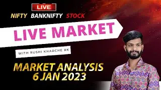 6 Jan 2023  Live Trading | Intraday Trading | Nifty - BankNifty Option Trading |Friday