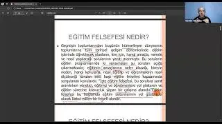 1. Video: AGS - Eğitimin Felsefi Temelleri, Uzm. Mehmet KIRLANGI&Ccedil;