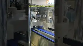401# Automatic powder metal can sealing machine,  #Tinplate can crimper machine #canseamer #shorts
