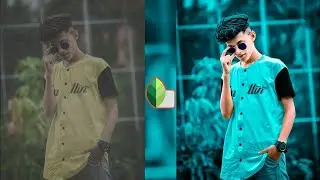 Wow😲 Snapseed Just 2 Step Cyan Blue Effect Photo Editing | Amazing Snapseed Editing Tricks