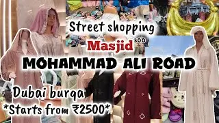 Mohammad Ali Road Market of Masjid ✨| Dubai Burkha collection, co-ord sets,bags#explorepage#trending