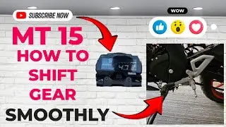 YAMAHA how to shift gear smoothly in mt-15 😲