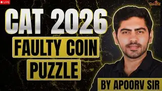 Master the Faulty Coin Puzzle | LRDI Live Class for CAT 2026 |  Apoorv Sir Rodha
