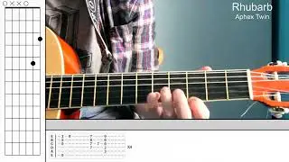 Aphex Twin - Rhubarb (Guitar Tutorial)