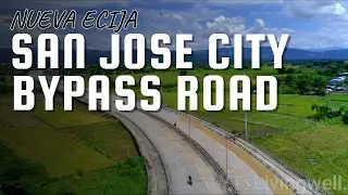 San Jose City Bypass Road Drone Shot &ndash; Aerial View