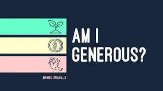 Am I Generous? | Life. Money. Hope | Daniel Erasmus | Edge Church