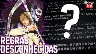 REGRAS DESCONHECIDAS DO DEATH NOTE