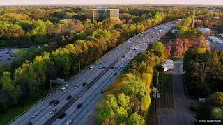 Forest Highway Drive 🚗 | Peaceful Road Through Nature | Relaxing Music & Scenic View