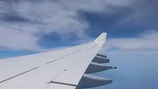 Полет над землей! Вид из иллюминатора самолета!