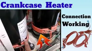 What is the work of CRANKCASE Heater In AC || How To Remove Heater In AC / How to check in Ac
