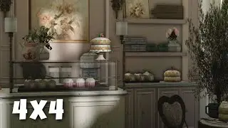 we built a REALISTIC 4X4 valentines day cafe in bloxburg