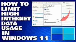 How To Limit High Internet Data Usage in Windows 11/10 | Stop High Data Consumption [Solution]