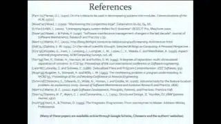 Software Modularity: Paradoxes, Principles, and Architectures
