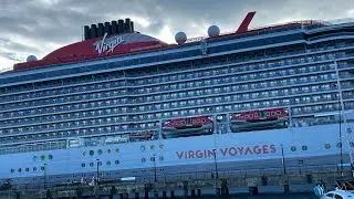 VV Brilliant Lady Sail Away New York Harbor 9.10.25 #virginvoyages #nyc #nature  #minivlog #asmr 