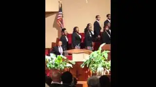 Wiley College A Capella Choir singing 