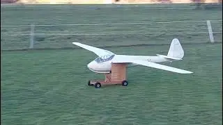 Orlik 3, sch&ouml;ner Start vom Startwagen #modellflug #hangflug #hangglider #rcglider #rcplane