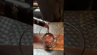 Slow pour over some beautiful rose 🌹 ice 🧊 from Hundredweight Ice #slomo #shorts #reels #ice #pour